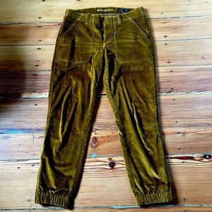 Banana Republic corduroy joggers.